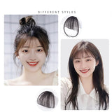Popxstar Fake Air Bangs Hair Styling Tools Hair Clip-In Extension Synthetic Hair Fake Fringe Natural False Hairpiece Women Clip In Bangs