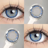 2pcs Natural Color Contact Lenses for Eyes Blue Large Diameter Lenses Korean Fashion Lenses Student Anime Accessories