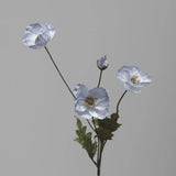Popxstar spring decor Artificial Flowers Fake Poppy Silk Flowers Long Stem Housewarming Garden Table Wedding DIY Party Wedding Bridal Bouquet Decor