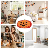 Popxstar Halloween Pumpkins Floor Door Mats Waterproof Kitchen Flannel Carpets Hallway Rugs Bedroom Bathroom Non-Slip Entrance Doormat