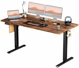 Popxstar Electric Desk Height Adjustable 63x24 Inch Stand Up Sit Stand Computer Workstation Ergonomic Work Table For Home Office