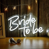 Bride To Be LED Neon Sign, LED Neon Light, For Wedding Birthday Party Holiday Man Cave Bar Bedroom Game Room Home Wall Decor