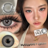 1 Pair Black Lenses Natural Contact Lenses for Eyes Eye Contacts Brown Gray Lenses Yearly Cosmetic Women Lens