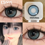 Popxstar  1 Pair New Color Contact Lenses with Free Case Myopia Prescription Eyes Contacts Beauty Pupil Lens Yearly Fast Shipping