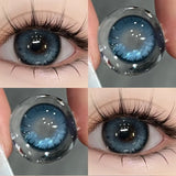 1pair Color Contact Lenses for Eyes Blue Purple with diopters Beauty Natural Pupils New Style Lens Contacts Fast Shipping