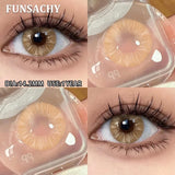 1 Pair contact lenses for eyes color eye contacts brown gray lens beautiful pupils for makeup yearly use