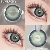 Popxstar  New Colorful Contact Lenses for Eyes 1 Pair Natural Fashion Contact Lenses Blue Gray Eyes Lens Yearly Cosmetics Pupils