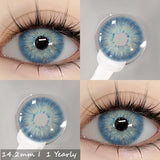 Popxstar 2pcs Natural Color Contact Lenses for Eyes Gray Lenses Colorcont Korean Lenses Yearly Beauty Brown Eye Contacts Lens