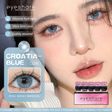 Popxstar Contact Lenses for Eyes 1 Day Daily Lens High Wearing Comfort Lenses Brown Lenses Fashion Blue Contacts 10 Pcs/5Pair