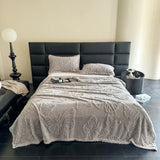 Popxstar Butterfly Jacquard Plush Blanket Summer Conditioning Bedding Nap Blanket Office Sofa Nap Blankets Soft Comfortable Bed Blankets