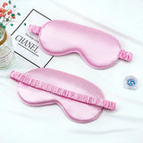 Popxstar Imitated Silk Eye Patch Shading Sleep Eye Eyepatch Soft Blindfold Smooth Eye Mask Sleeping Aid Eyeshade Eye Cover Patch Bandage