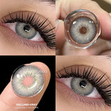 Popxstar  Brown Colored Contact Lenses Natural Look Green Eye Lenses Gray Contact Gray Lenses Green Eye Lens Beautiful Pupils