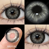 Popxstar  New Colored Contacts Lenses for Eyes Fashion Blue Contact Lens Brown Lenses Gray Pupils Yearly Cosmetic Green Contacts
