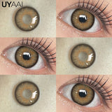 Popxstar New Green Colored Pupils for Eyes Big Eyes Color Contact Lenses Brown Lenses Gray Colored Lenses Free Delivery Lens