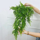 Popxstar 3/1pcs Artificial Plant Vine Home Decoration Hanging Plastic Leaf Grass Garland Outdoor Wedding Party Decorations Fake Rattan Ivy