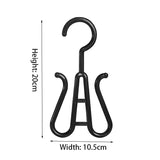 Popxstar  1Set Wig Storage Bag With Hanger For Wig/Hair Extensions Large Hair Storage Bag For Multiple Wigs Pvc Wig Holder Case With Zip