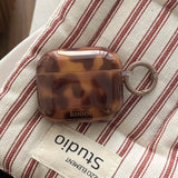 Popxstar  Amber Earphone Case for Apple AirPods 1/2 3 4 Pro 2 Wireless Bluetooth Charging Box Sexy Leopard Print Silicone Protection Cover