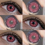 1Pair Soft Colored Contact Lenses for Eyes Fashion Blue Lenses Gray Beauty Makeup Lenses Brown Contacts Blue Eye Lenses