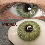 Popxstar Coslens Women Men Color Anime Accessories Glasses 14.20mm Soft Contact Lens for Eyes Cosmetic  линзы для глаз цветные Ponge