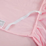 Popxstar shabby chic Pink Bed Skirt Non-slip Mattress Cover 3 Layers Bed Skirt Cover Princess Lace Ruffled Bed Skirt Bedsheet Kids Girls Bedspread