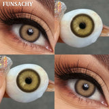 Popxstar  1 Pair Colored Contact Lenses for Eyes Green Beauty Pupils Brown Fashion Lenses High Quality Blue Eye Contacts Yearly