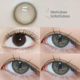 Popxstar 2PCS/Pair Big Lenses Pearl Series Color Contact Lenses For Eyes Blue Purple Pink Black Gray Beauty Pupils 14.5mm Lenses