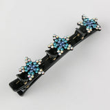 Popxstar Fashion Korean Style Bling Braided Hair Clip Fashion Hairpin Shiny Side Duckbill Clip Women Girls Sweet Cute Hair Accessories