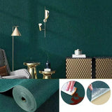Popxstar  10m 1 roll DIY 3D linen texture self-adhesive wallpaper,PVC wallpaper tile wall paste, used in living room, dining room,bathroom