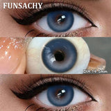 1 Pair Colored Pupils for Eyes Gray Eye Contacts Brown Natural Soft Lenses Beauty Pupils Women Makeup Yearly Cosmetics