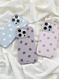 Cute Flowers Lovely Floral Matte Case for IPhone 13 14 16 15 Pro Max Shockproof Protective Cover for Iphone 17 Pro Max Case