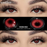 New Red Lenses Halloween Colored Contact Lenses Cosplay Pink Eyes Lens Anime Eyes Blue Green Makeup Contact Purple Lens