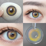 1 Pair Korean Color Contact Lenses with Natural Eye Contact Lenses Blue Brown Green Lenses Pupils Beauty Color lens