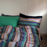 Popxstar  100% Cotton Soft Bedding Set Colour Duvet Cover with Pillow Case Bedclothes Bedspread Comforter Cover Sets with Pillowcases
