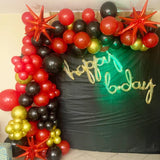 Popxstar  1/2/5pcs Starbust Balloons Rose Gold Silver Gold Explosion Star Foil Balloon for Birthday Christmas Wedding Decor Kid Air Globos