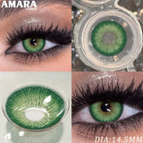 Popxstar  1 Pair Fashion Color Contact Lenses for Eyes Brown Lenses Colorcon Blue Lenses Yearly Beautiful Grey Eye Pupils Lens
