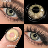 Popxstar  Fashion Color Contact Lenses for Eyes 1 Pair Korean Soft Natural Lenses Gray Pupils Eye Makeup Contacts Blue Brown Lens