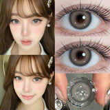 2pcs Brown Contacts Lenses with Degree Colorld Lenses Beauty Pupils Circle Lenses Makeup Yearly Korean Lens Fast Shipping