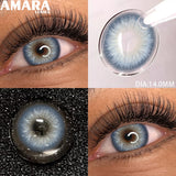 Popxstar  1 Pair soft Lenses Colored Contact Beauty Colored Pupils Green Contact Lenses Natural Look Lenses Women Brown Pupils