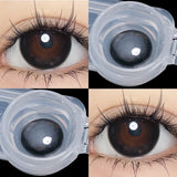 Popxstar 10Pcs 5 Pair Natural Color Contact Lenses for Eyes with Myopia 1 Day Disposable Colored Pupils Blue Eyes Colored Lenses