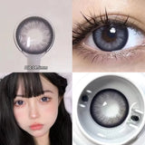 Popxstar 1 Pair Beauty 10 Colors Contact Lenses for Eyes Natural Pupil Color Lens Eyes for Myopia Free Shipping Half A Year Use
