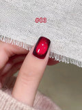 Autumn Winter Blue Black Red Glass Bead Crystal Cat Eye Gel Nail Polish New Whitening High Density Sparkling Nail