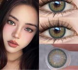 Popxstar 1 Pair New Product Korea Myopia Contacts Lenses  Fashion Purple Soft Color Contacts Fast Shiping