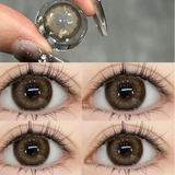 Popxstar Contact Lenses for Eyes with Degree 1 Pair Big Eye Lenses Brown Lenses Fog Pearl Lens Korean Lenses Natural Lenses