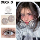 Popxstar  1Pair Contact Lenses for Eye color Lenses Sclera Blue Green Lenses Degree Prescription -0.00 to -8.00 Beauty Pupils
