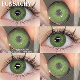 Popxstar  1Pair New Brown Contact Lenses Beauty Fashion Pupils Eye Color Lenses Colored Contact Eye Lenses Yearly Cosmetic Pupils