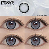 Popxstar  1 Pair High Quality Color Contact Lenses with Diopter Myopia Eyes Contacts Lens Beauty Pupil Makeup Yearly Fast Shipping
