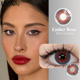 NEW Contact Lens Black lens 14.5mm Big Eyes Green Lens Cosmetic Blue Eye Color Lenses Natural Brown Eyes Contacts Red Lens