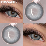 1 Pair Brown/Gray Color Contact Lenses Beautiful Pupils Cosmetic Korean Fashion Natural Eye Contacts Doll Black Lenses