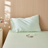 Popxstar  1Pc Pillowcases 600TC Lyocell Bamboo Fiber Soft Silky Cool Feeling Solid Color Hotel Home Envelope Style Pillow Covers 48x74cm