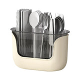 Chopstick Holder Storage Box Kitchen Countertop Utensil Drain Rack and Storage Compartment